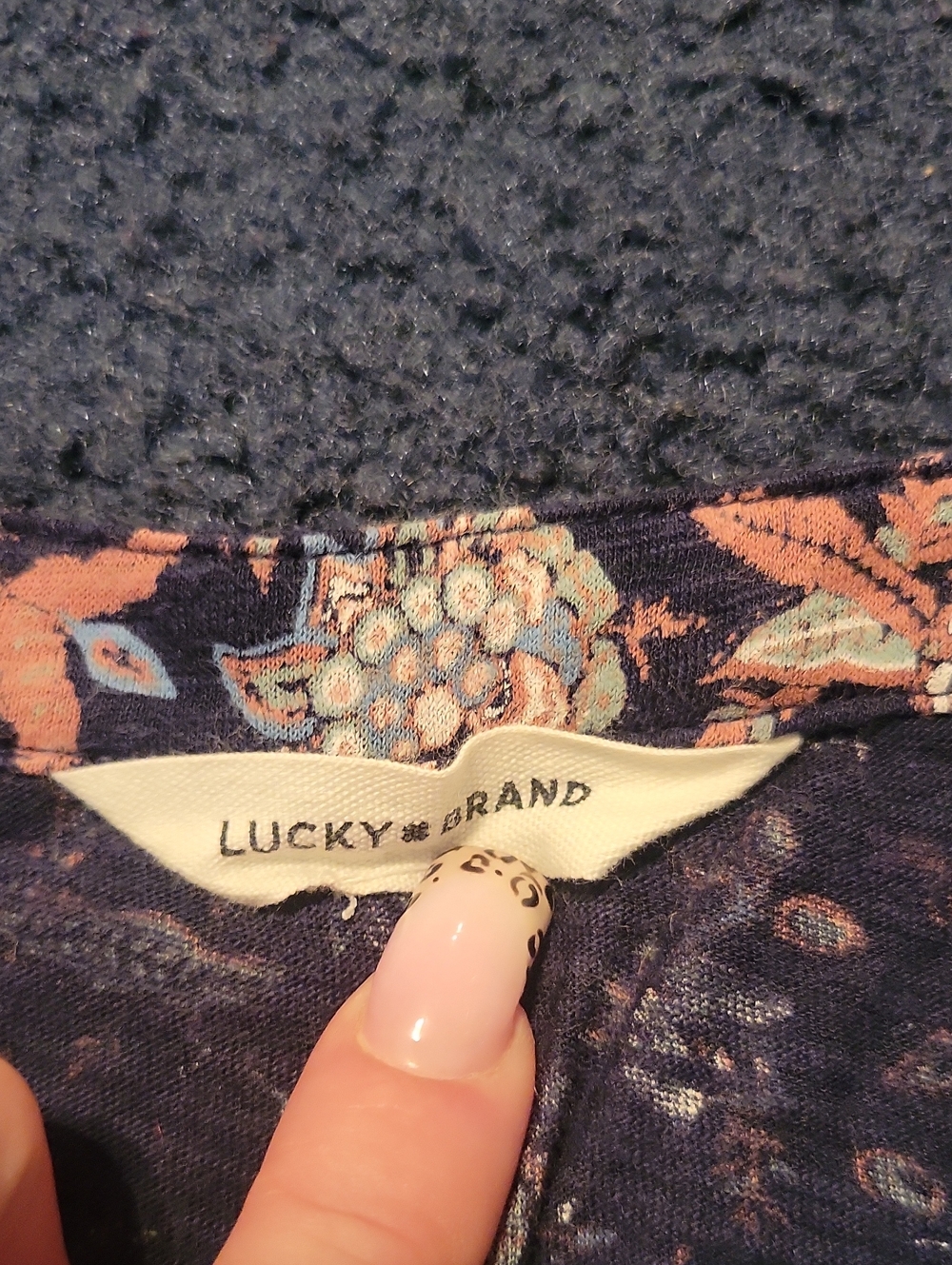 Lucky Brand Floral Blouse - Picture 7 of 8